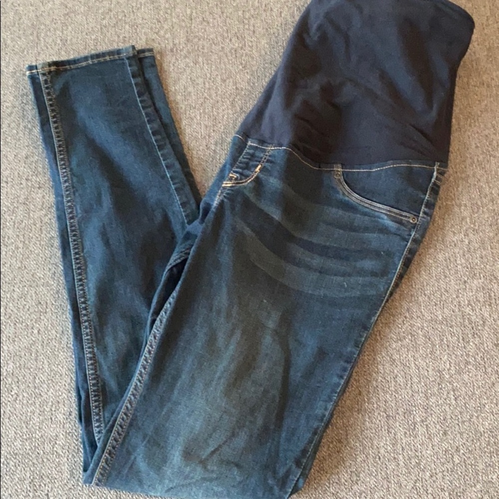 H&M Mama Super Skinny Over belly jeans 12